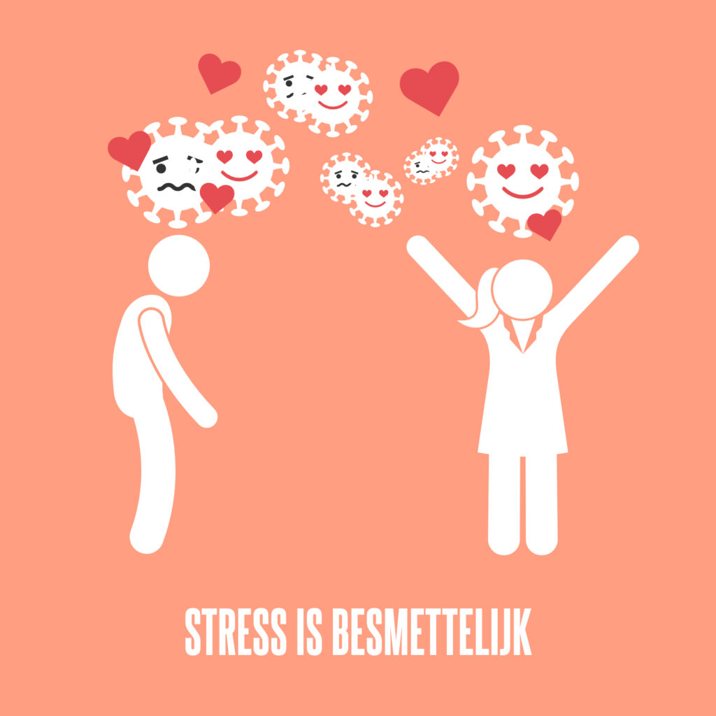 Stress is besmettelijk